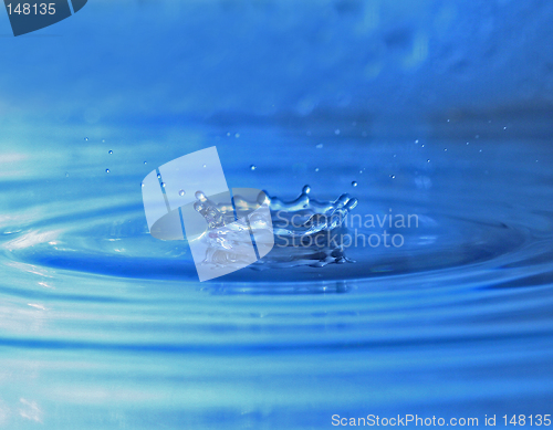 Image of crown in water
