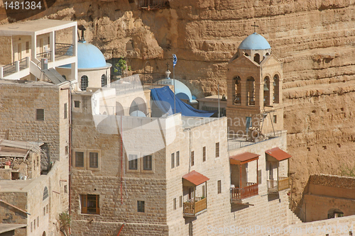 Image of Saint George monastery in Judea desert