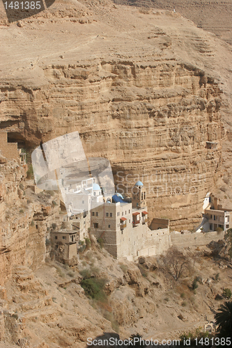 Image of Saint George monastery in Judea desert