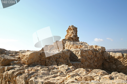Image of Masada fortress in Israel