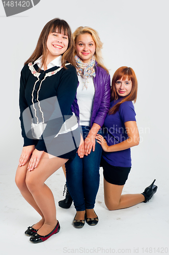 Image of Three beautiful girls