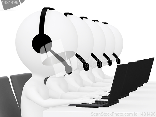 Image of call center
