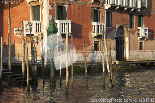 Image of Green lantern along the Grand Canal