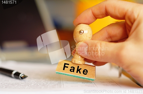 Image of fake