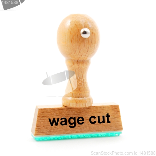 Image of wage cut