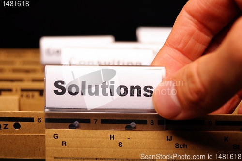 Image of solution