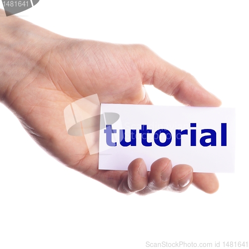 Image of tutorial