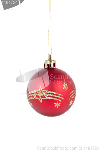 Image of Christmas ball isolated