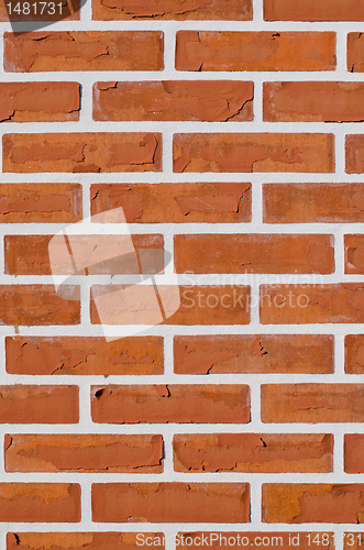 Image of Red brick wall texture 