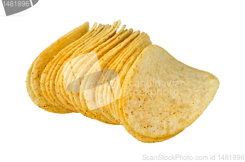 Image of potato chips with spices