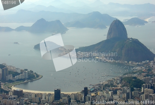 Image of Rio de Janeiro city view of Sugar Loaf