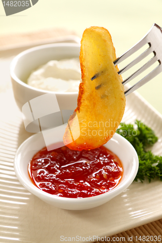 Image of Dipping A Wedge