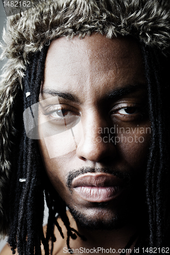 Image of 	winter fashion hat young man