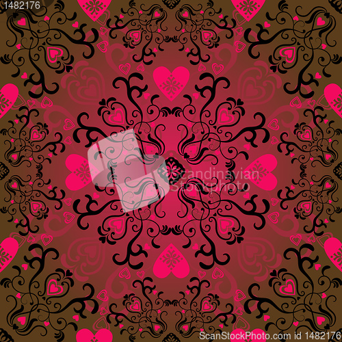 Image of Seamless valentine pattern