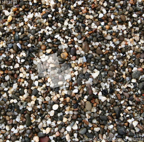 Image of Ñolorful stones on the beach 