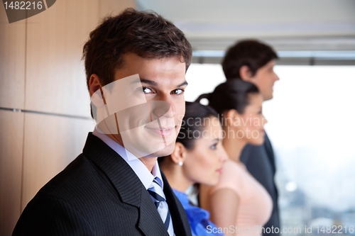 Image of Handsome Male Executive Smiling