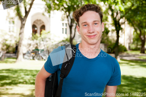 Image of Male Student on Campus