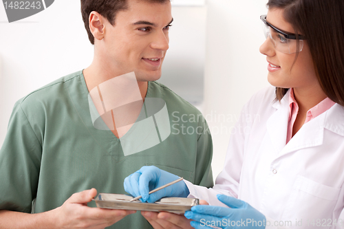 Image of Dentist with Assistant