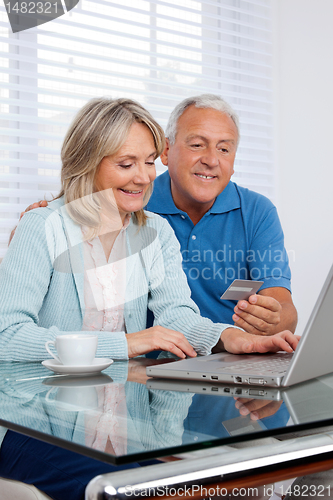 Image of Couple Shopping From Home