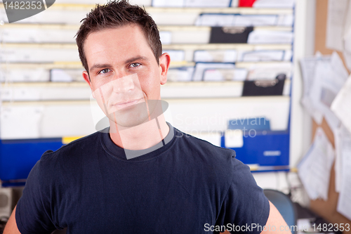 Image of Mechanic in Office