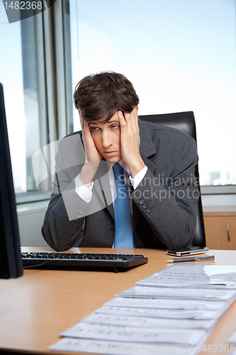 Image of Stressed Out Businessman