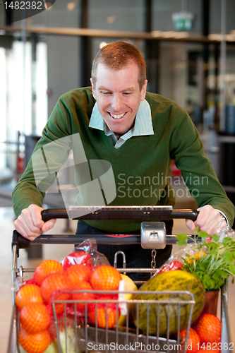 Image of Male in Grocery Store