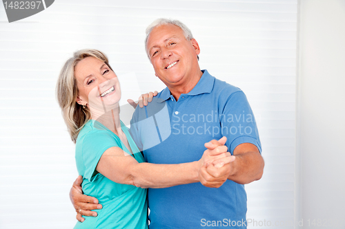 Image of Elderly Couple Dancing