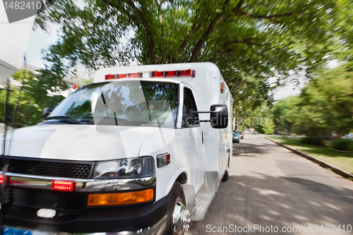 Image of Ambulance on Street