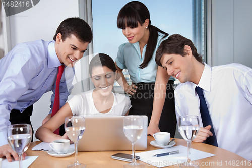 Image of Business Meeting in Office