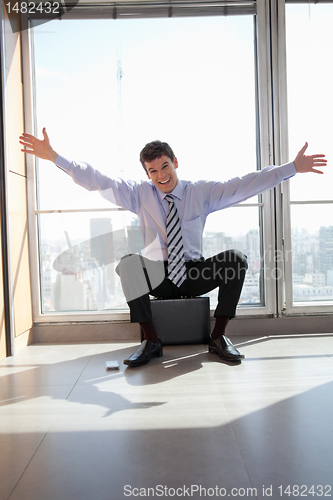 Image of Excited Male Entrepreneur