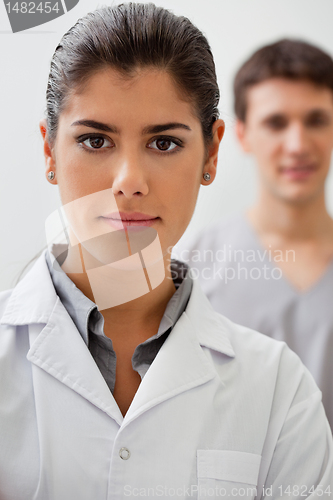Image of Confident female doctor