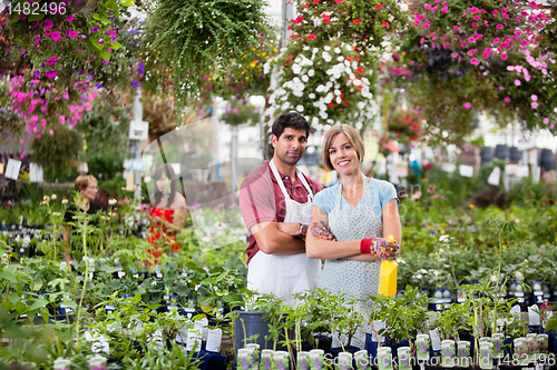 Image of Florists at greenhouse