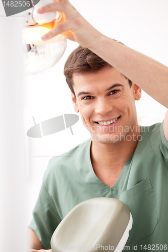 Image of Portrait of Smiling Dentist