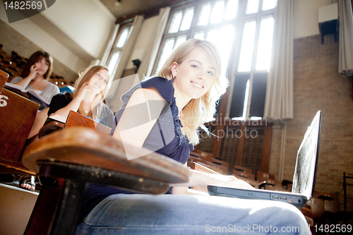 Image of University Student in Class