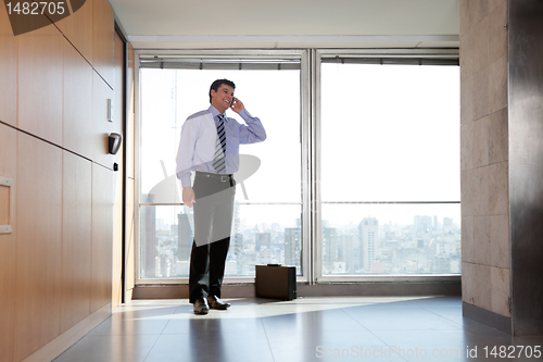 Image of Male Entrepreneur On Call