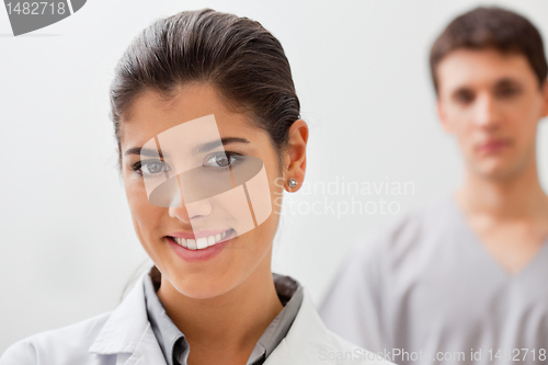 Image of Smiling female doctor