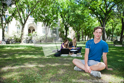 Image of Group of students at college campus