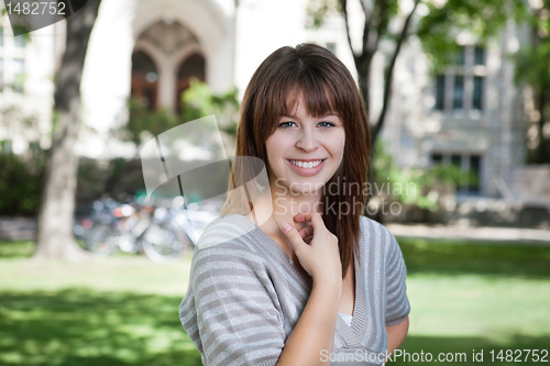 Image of Young college student