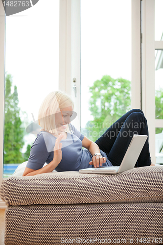 Image of Woman chatting