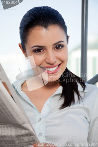 Image of Female Executive Smiling