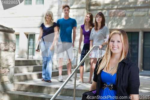Image of Students at college