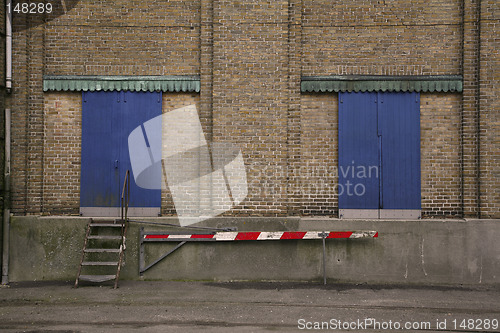 Image of Blue doors