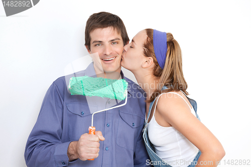 Image of Painting Couple