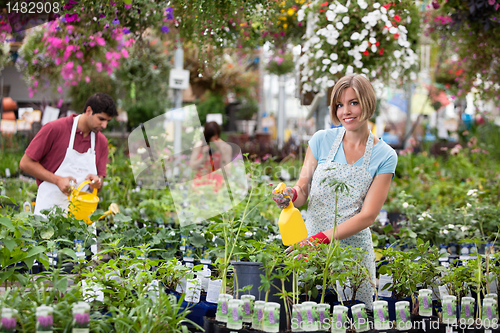 Image of Workers at greenhouse