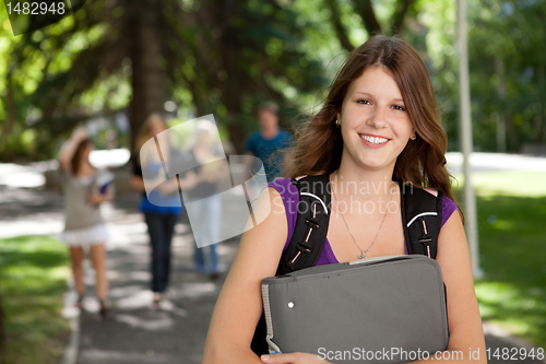 Image of Casual College Girl