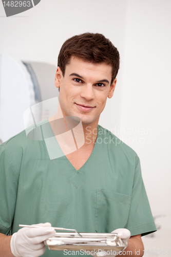 Image of Dentist Man Portrait with a Smile