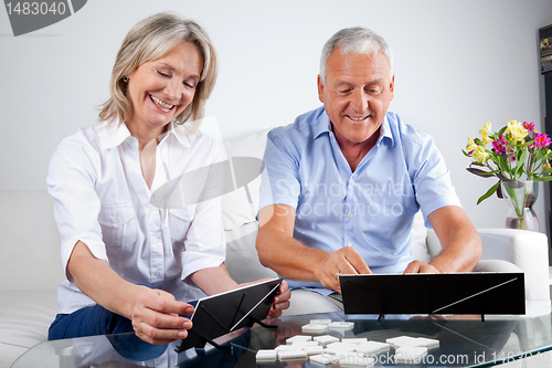 Image of Couple Playing Rummy