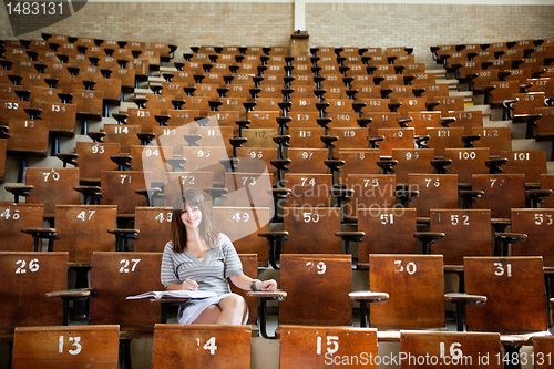 Image of Young student at the university