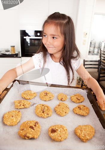 Image of Girl with Cookies