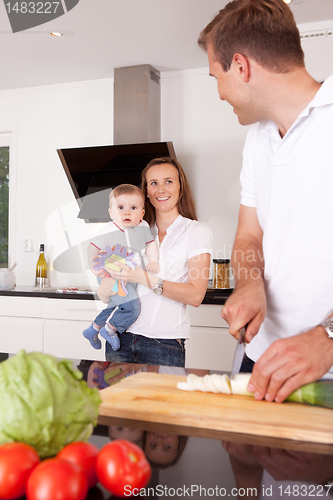 Image of Happy Family at Home